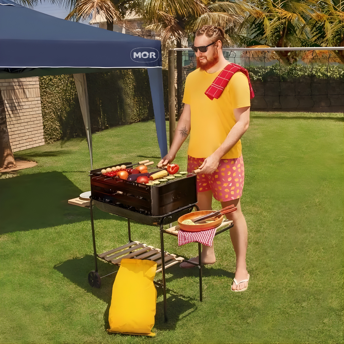 Gazebo Articulado Mor X-Flex 3Mx3M - BLACK FRIDAY