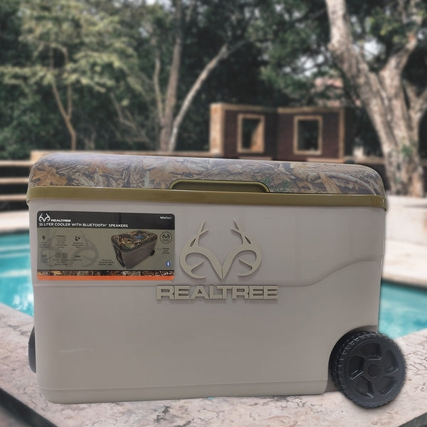Cooler Bluetooth Realtree C/alto-falantes, À Prova De Poeira E Contra Jatos De Água